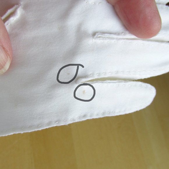 Vintage Double-Woven Faux-Pearl Beaded Gloves - Picture 7 of 9